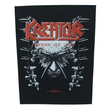 Kreator Back Patch Enemy Of God XL DTG Printed Sew On