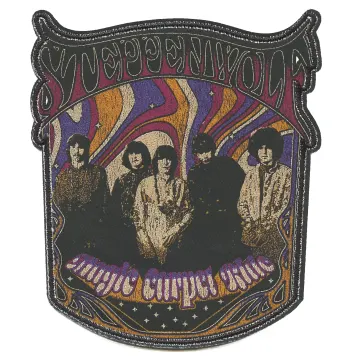Magic Carpet Ride Steppenwolf Patch Hard Rock Band Embroidered Iron On