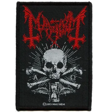 Mayhem Alpha Omega Daemon Patch Norway Maniac Metal Woven Sew On