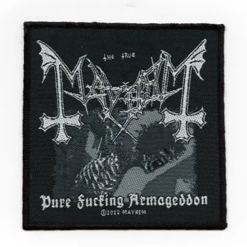 Mayhem Pure Armageddon Patch Album Cover Woven Sew On