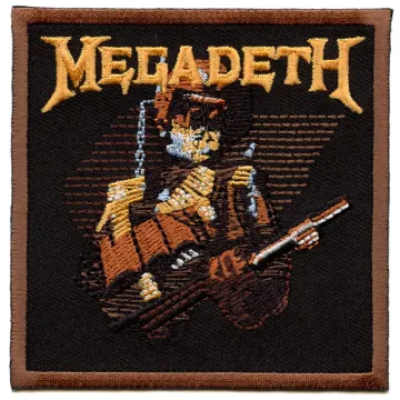 Megadeth Vic Rattlehead Patch So What Soldier Embroidered Iron On
