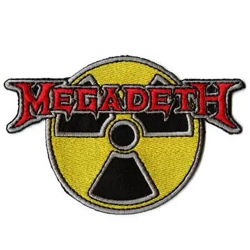 Megadeth Radioactive Iron On Patch