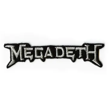 Megadeth Rock Band Peace Sells Silver Logo Iron On Patch