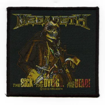 Megadeth Sick Dying Dead Patch Studio Album Cover Woven Sew On