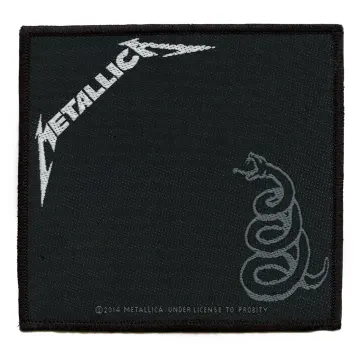 Metallica Black Snake Patch Album Cover Metal Woven Sew On