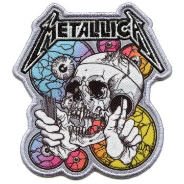 Metallica Colored Shortest Straw Patch Heavy Rock Band Sublimation Embroidered Iron On