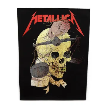 Metallica Harvester Of Sorrow Back Patch Skull Iconic Rock XL DTG Printed Sew On