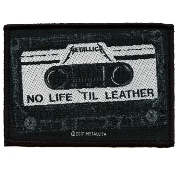 Metallica No Life Till Leather Patch Thrash Metal Band Woven Sew On