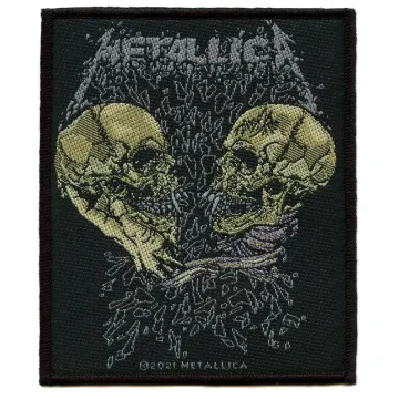 Metallica Sad But True Art Patch Heavy Metal Band Woven Sew On