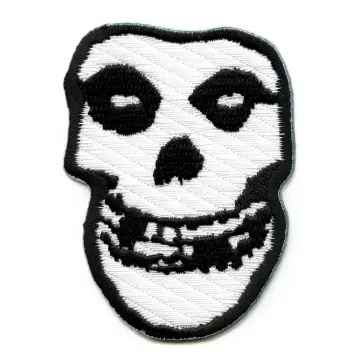 Official Misfits Patch Small Logo Skull Embroidered Iron On