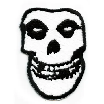 Misfits Fiend Skull Logo Iron On Patch