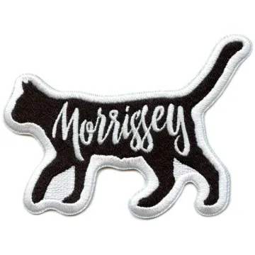 Morrissey Cat Logo Patch English Alternative Artist Embroidered Iron On