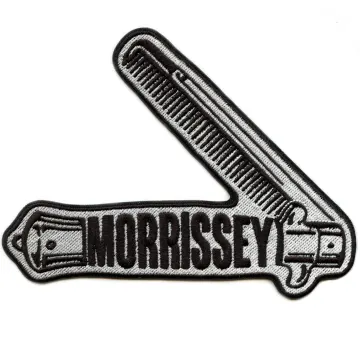 Morrissey Comb Logo Patch English Alternative Artist Embroidered Iron On