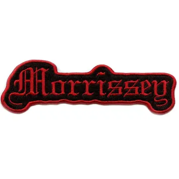 Morrissey Old English Logo Patch English Alternative Artist Embroidered Iron On