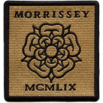 Morrissey Rose Logo Patch English Alternative Artist Embroidered Iron On