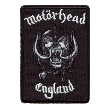 Motörhead England Snaggletooth Patch 1977 Album Art Embroidered Iron On