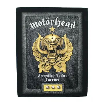 Motorhead Everything Louder Forever Back Patch 2021 Album XL DTG Printed Sew On