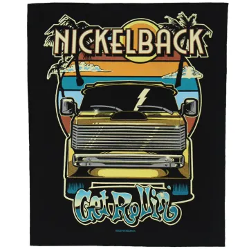 Nickelback Get Rollin Back Patch Rock Band Album XL DTG Printed Sew On