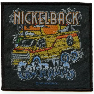 Nickelback Get Rollin Patch Rock Band Music Woven Sew On