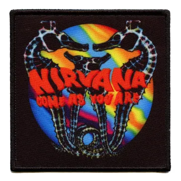 Nirvana Come As You Are Patch Grunge Rock Band Sublimated Iron On