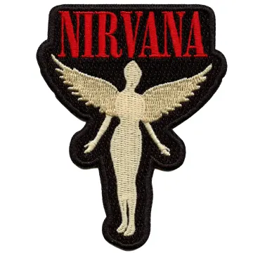 Nirvana In Utero Cut-Out Patch Angel Grunge Alternative Rock Embroidered Iron On