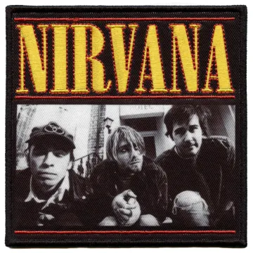 Nirvana London Photo Patch Grunge Rock Band Sublimated Embroidered Iron On