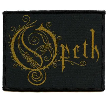 Opeth Standard Logo Patch Rock Band Music Woven Sew On