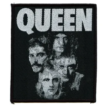 Queen Band Faces Patch Classic British Rock Woven Sew On