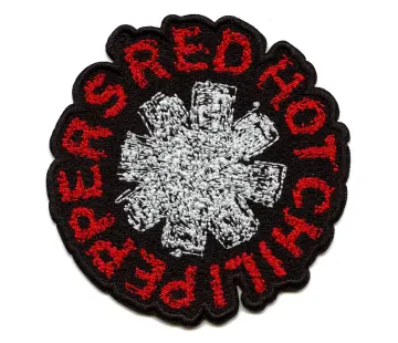 Red Hot Chili Peppers Scribble Asterisk Patch California Rock Band Embroidered Iron On