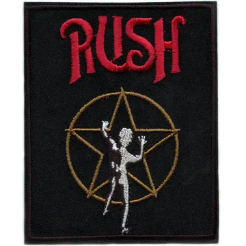 Rush Rock Band Patch Starman Album Logo  Iron On
