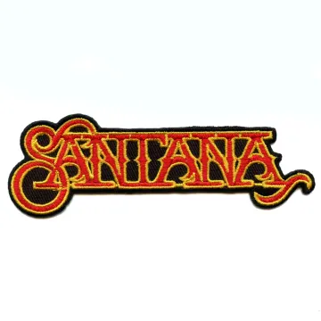 Carlos Santana Band Name Logo Patch Latin Rock Embroidered Iron On
