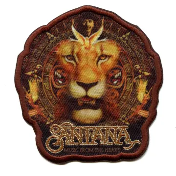 Carlos Santana Lion Logo Patch Carlos Latin Rock Embroidered Iron On