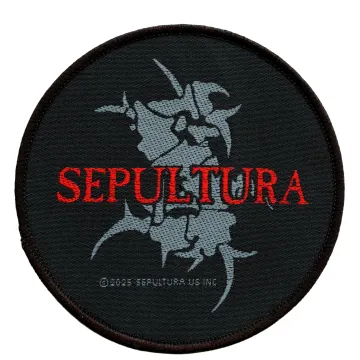 Sepultura Round Logo Patch Tribal S Heavy Metal Band Woven Sew On
