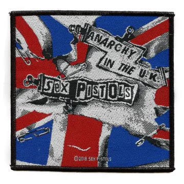Sex Pistols Anarchy In The UK Patch Punk Rock England Woven Sew On
