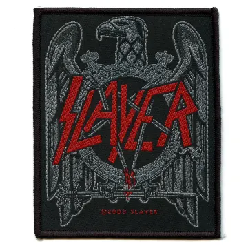 Slayer Black Eagle Patch Heavy Metal Band Woven Sew On