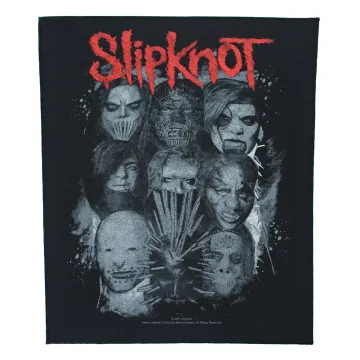 Slipknot We Are Not Your Kind Back Patch Masks Metal Band XL DTG Printed Sew On