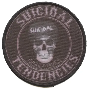 Suicidal Tendencies Skull Patch California Punk Band  Embroidered Iron On