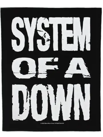 System Of A Down Patch Metal Band Album XL DTG Printed Sew On
