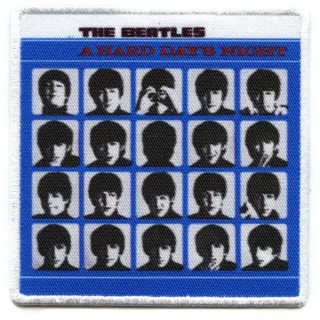 The Beatles Album Patch Hard Days Night Sublimated Iron On