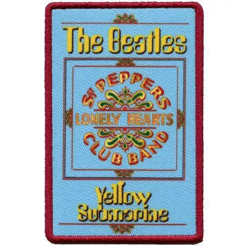 The Beatles Yellow Submarine Patch Lonely Hearts Box Sublimated Embroidered Iron On