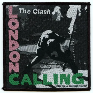 The Clash London Calling Patch Punk Rock Band Woven Sew On