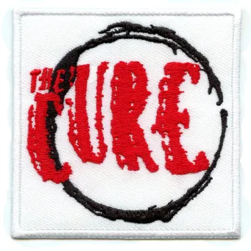 The Cure Music Patch Band Circle Logo Embroidered Iron On
