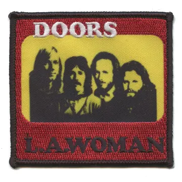 The Doors LA Woman Band Patch Portrait Album Cover Embroidered Iron On