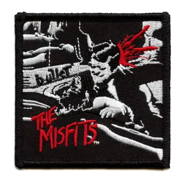 The Misfits Patch Bullet Cover Embroidered Iron On
