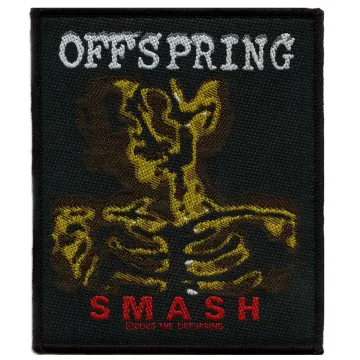 The Offspring Smash Rock Album Patch Classic Rock Band Woven Sew On