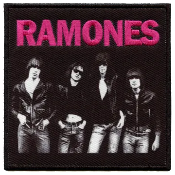 The Ramones Band Photo Patch Punk Rock Cover Sublimated Embroidered Iron On