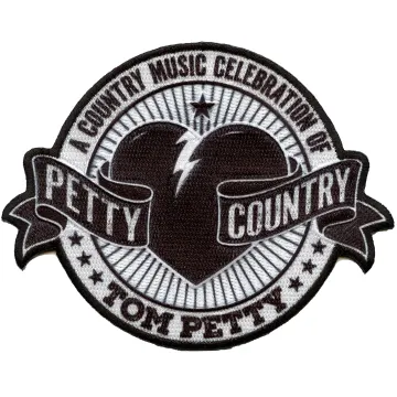 Tom Petty and The Heartbreakers Patch Petty Country Sublimated Embroidered Iron On