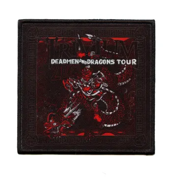 Trivium Deadmen & Dragons Tour '23 Patch Heavy Metal Band Sublimated Embroidery Iron On