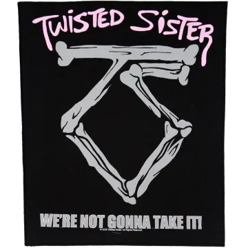 Twisted Sister Patch We're Not Gonna Take It Rock Band Album XL DTG Printed