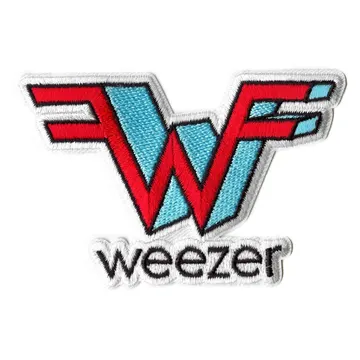 Weezer Patch 3D Logo Embroidered Iron-On